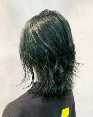 ショート カラー 透明感カラー🩵 レイヤーカット/韓国のヘアスタイル