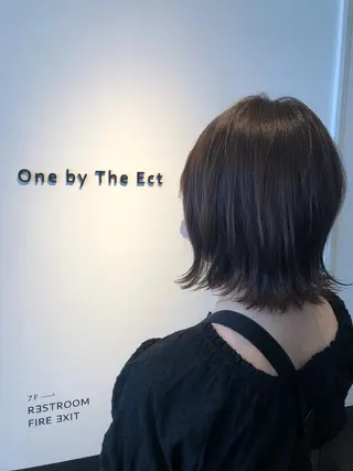 ミディアム 片山美穂 心斎橋・北堀江のヘアスタイル