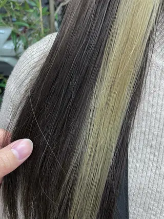 カラー オノ アカネのヘアスタイル