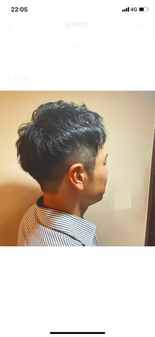 メンズ AIRFLOW所属・韓国ヘア ユイカのヘアスタイル