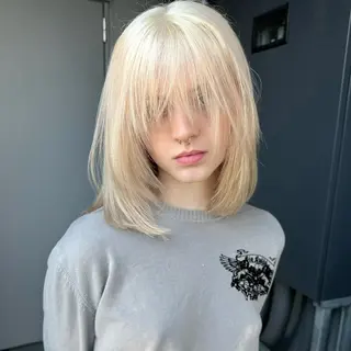 ミディアム カラー bloc japon所属・ﾌﾞﾚｲｽﾞ˚✧₊⁎ ﾚｲﾔｰToriのヘアスタイル