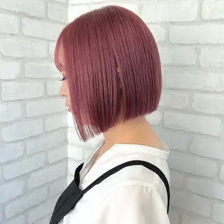 ショート 💛ブリーチで叶える 💛垢抜けカラー🌈のヘアスタイル