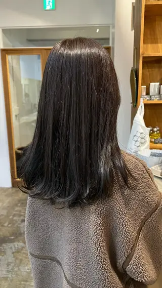 セミロング 鈴木 三保のヘアスタイル