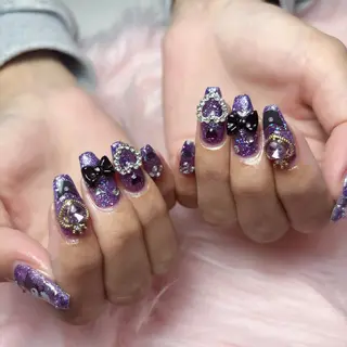 セミロング salon de perlaのネイルデザイン