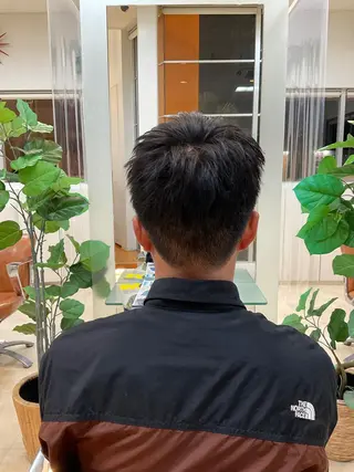 ショート メンズ 大宮｜メンズカット ダブルカラー｜パーマのヘアスタイル