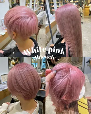 ショート カラー Kana 🍋 ハイトーン【高円寺】のヘアスタイル