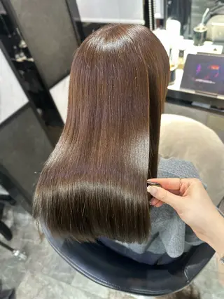 セミロング カラー 近藤千翔🩵 髪質改善Periodのエステ・リラクイメージ