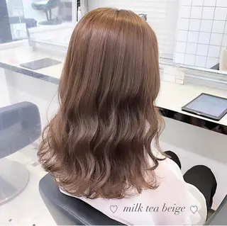 カラー RIKO👼🏻💓 韓国ガーリーのヘアスタイル