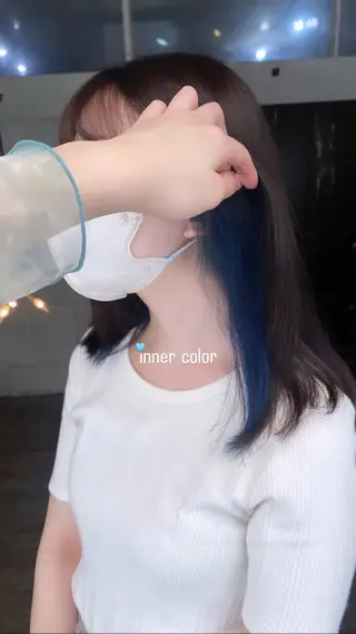 ミディアム カラー ヘアアレンジ メンズ 心斎橋美容室 Junのヘアスタイル