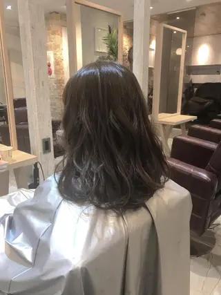 ミディアム カラー 髪質改善・艶髪特化 木村侑平のヘアスタイル