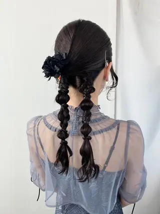 ロング ヘアアレンジ 🍬kanami 🍬ボブ/暖色カラーのヘアスタイル