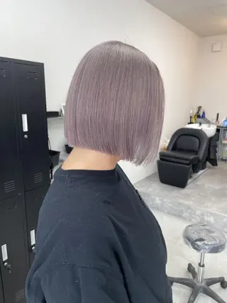 ミディアム カラー パーマ メンズ ヘアアレンジ キッズ ネイル マツエク・マツパ アイブロウ カラーソムリエ認定 茶屋町Eir岩本のヘアスタイル