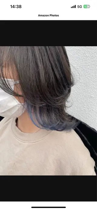 ミディアム カラー ✨艶髪職人艶カラー✨ 中本輝人のヘアスタイル