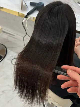 ロング 髪質改善縮毛矯正🫧 村上蒼生のヘアスタイル