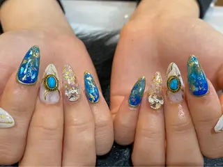 カラー MOMO nailのネイルデザイン