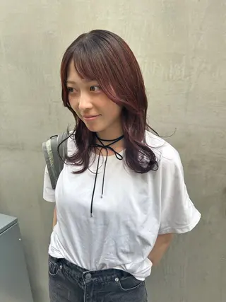 カラー tokute 片岡心🐥のヘアスタイル