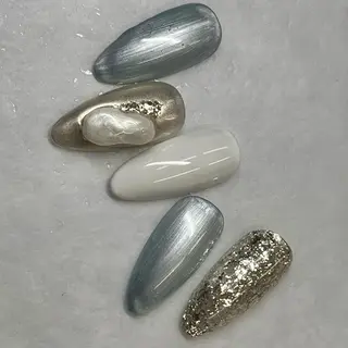 セミロング RIONnail(リオンネイル)所属・RIONnail Yurikaのネイルデザイン