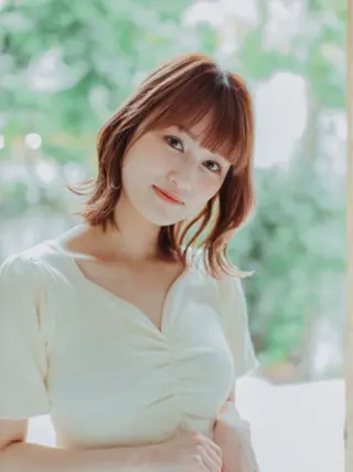 ミディアム With NATSUKIのヘアスタイル