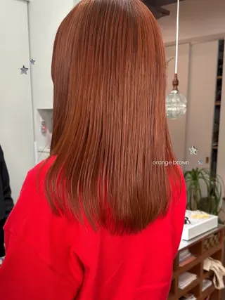 セミロング カラー 暖色カラー/レイヤー 🌙 オノユリカのヘアスタイル