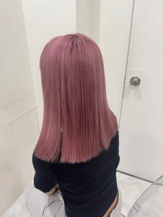 ロング カラー ヘアアレンジ 赤み消しブラウン プロ🐿けんご🐿のヘアスタイル