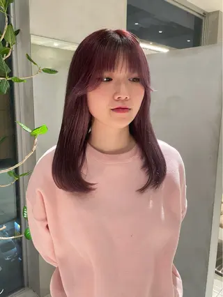 セミロング RIN⌇ メンズ⌇ 艶カラー🌙のヘアスタイル