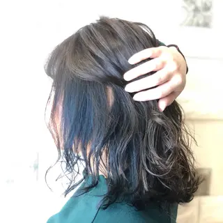ミディアム カラー これた🧸ヘアメ職人 ♡髪質改善♡カラーのヘアスタイル