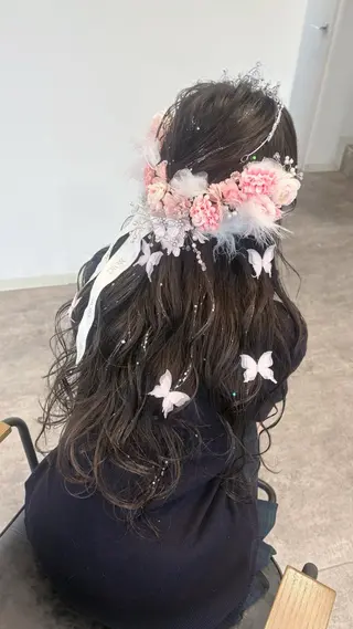 ロング STRAAL所属・カラーモデル🩷 ゆうかのヘアスタイル