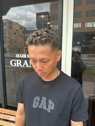 ショート パーマ メンズ ハヤシカズキ/カラー ✂/メンズパーマのヘアスタイル