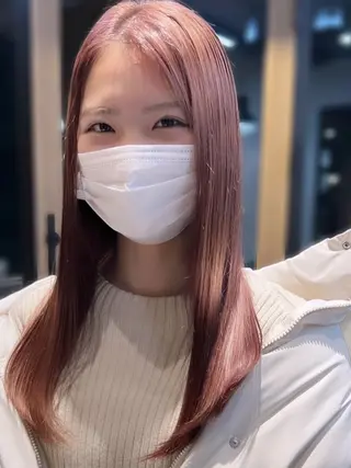 ロング 縮毛矯正 髪質改善　鈴木のヘアスタイル