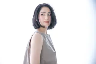 ショート 髪質改善ストレート、 カラー清野雄大のヘアスタイル