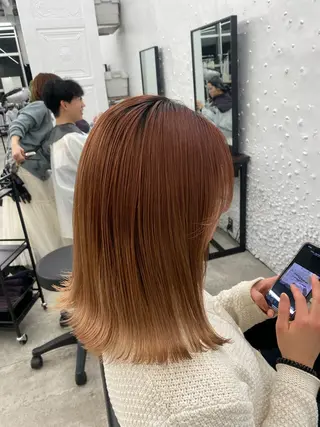 ミディアム ヘアアレンジ 平野 愛華のヘアスタイル