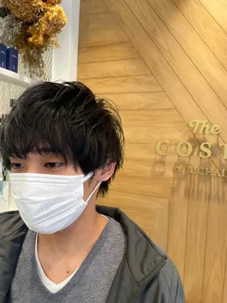 ショート メンズ 鈴村 大介のヘアスタイル