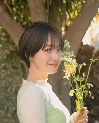 ショート ナチュラル大人っぽい スタイル　MAORIのヘアスタイル