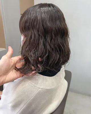 パーマ ボブパーマコテ巻き風 パーマNo1深江秀平のヘアスタイル
