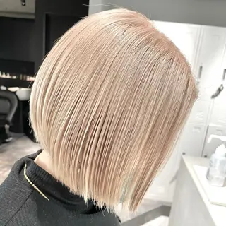 ショート カラー MiL所属・✨ハイトーン✨ 濱田知孝のヘアスタイル