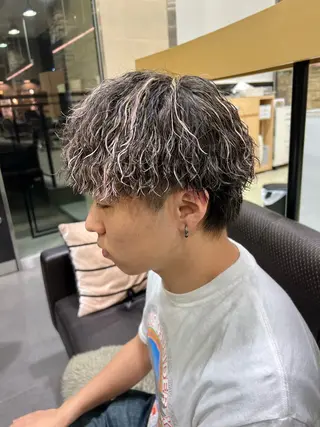 パーマ メンズ メンズカット/柏/韓 国/メンズパーマ航太のヘアスタイル