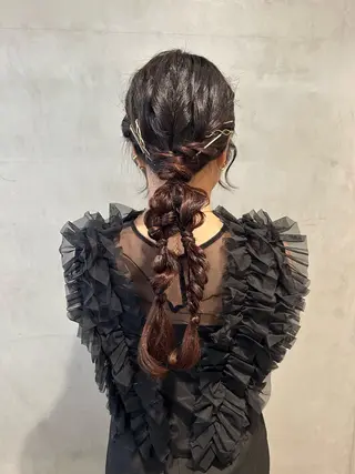 ロング ヘアアレンジ L&Co所属・タナカ カナ🫧のヘアスタイル