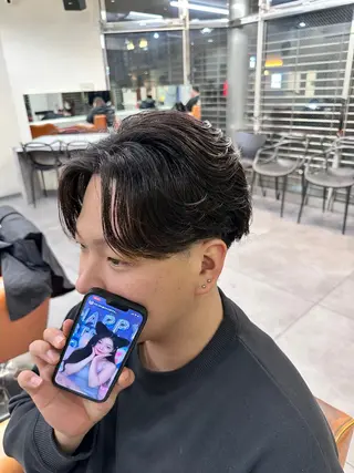 パーマ メンズ 梅田/全パーマ特化/ ケアパーマ特化/秋本のヘアスタイル