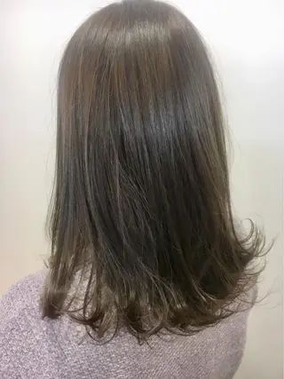 ミディアム カラー 永井 大希のヘアスタイル