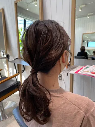 ヘアアレンジ ヒロミ/アレンジ/ アンニュイ/透け感のヘアスタイル