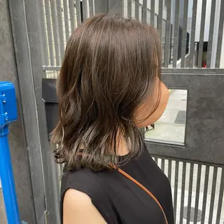 ミディアム カラー 縮毛矯正/髪質改善/ 石橋代智のヘアスタイル