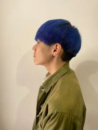 ミディアム カラー メンズ 流行メンズスタイル ren✂︎のヘアスタイル