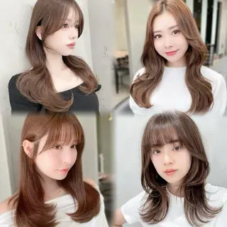 ロング 韓国ヘア/レイヤー/ 前髪/髪質改善/石川のヘアスタイル