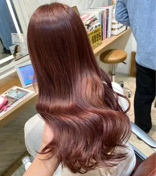 ロング カラー 💙mai🫧 縮毛矯正・ハイライトのヘアスタイル