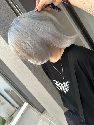 ミディアム カラー 🎀憧れ髪色再現🎀 /MANATOのヘアスタイル