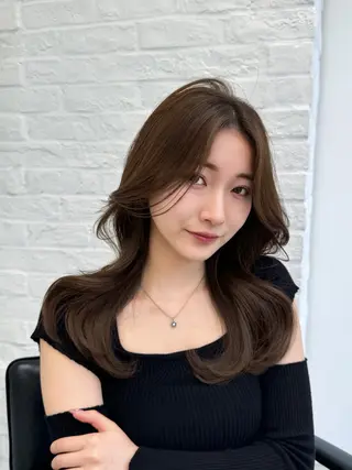 セミロング 映える顔まわり/前髪 特化 💗 ユキマのヘアスタイル