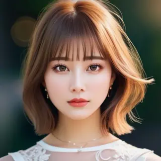 ミディアム THETAふじみ野 野宮のヘアスタイル