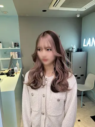 ロング カラー ブリーチカラー 🩵MIZUKIのヘアスタイル