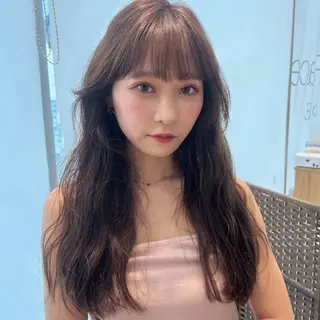 ロング カラー ktwo☆ 暗艶髪☆姫野琳のヘアスタイル