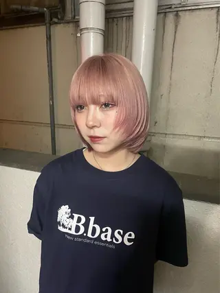 ショート カラー rin🩰ハイトーン /レディースパーマのヘアスタイル